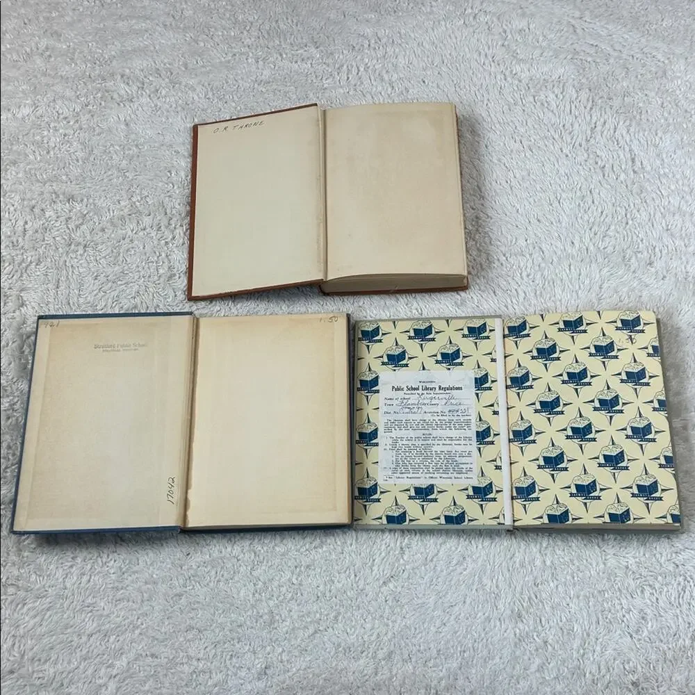 Vintage Book Lot - Willy‎ Wong American, Peony, Marie Antoinette
